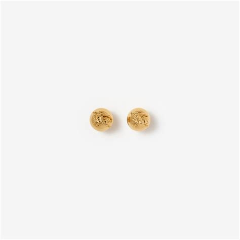 EKD Sphere Pearl Stud Earrings in Gold/pearl 